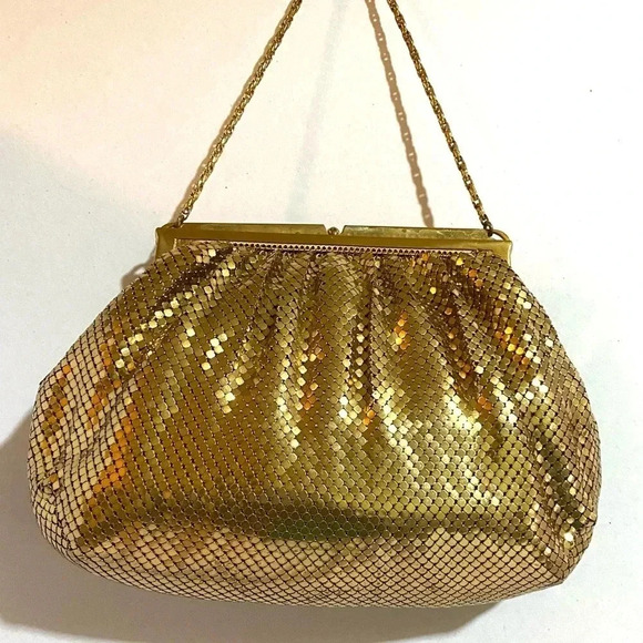 Whiting & Davis metal chainmail bag - Picture 1 of 16